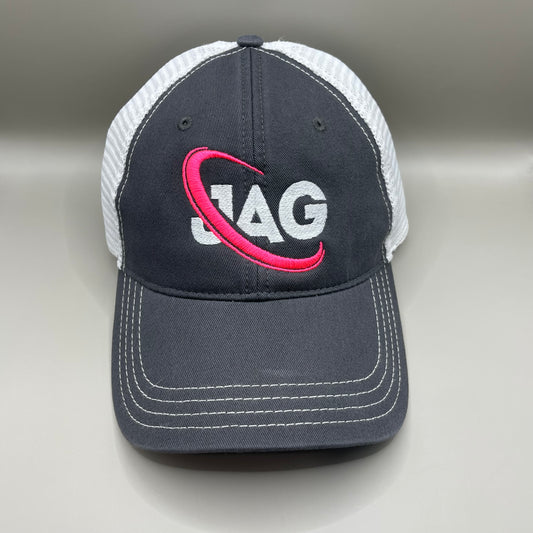 JAG FAM Pink Hat | Charcoal/White