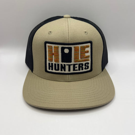 Hole Hunters Patch Richardson Hat | Khaki/Black