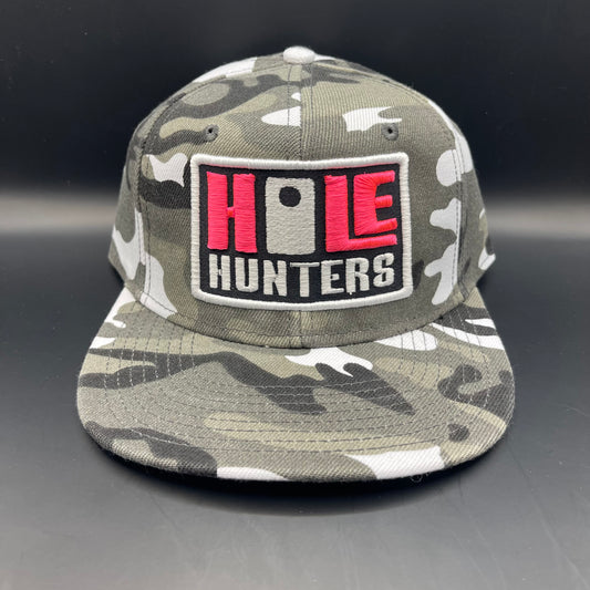 Hole Hunters Patch Hat | Snow Camo