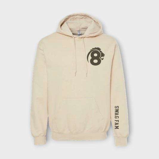 Lion 8 Hooded Sweatshirt | Sand