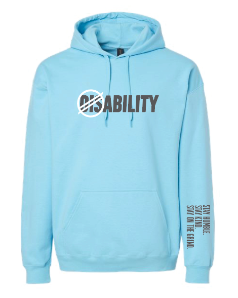 ABILITY Hooded Sweatshirt | Sky Blue