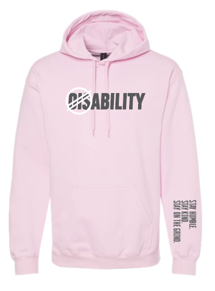 ABILITY Hooded Sweatshirt | Light Pink