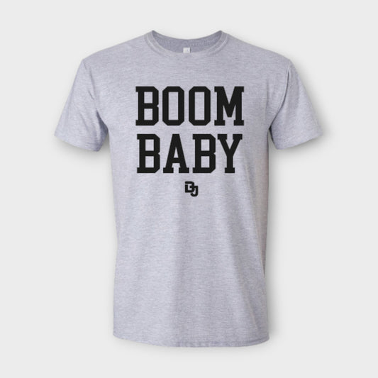 Boom Baby Graphic Tee | Grey